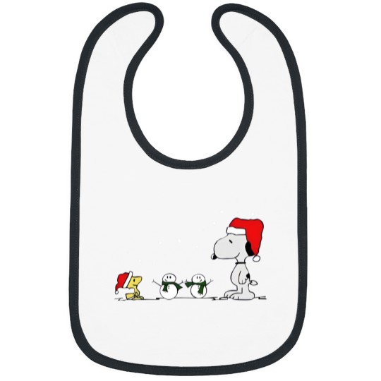 Discover Snoopy Christmas Bibs, Snoopy Holiday Bibs, Xmas Bibs