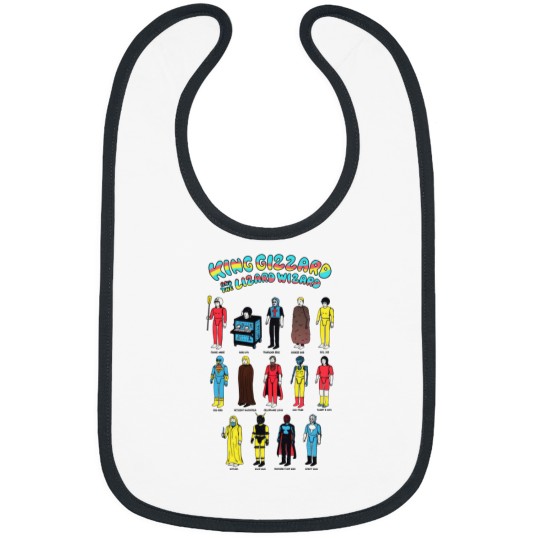 Discover Vintage Cute King Gizzard And The Lizard Wizard Toys Classic Bibs