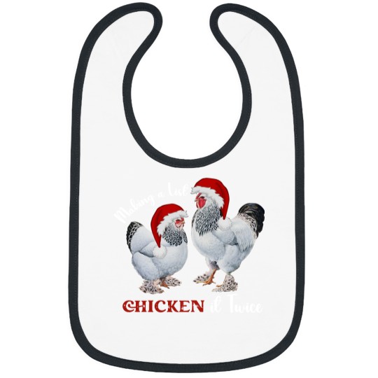 Discover Funny Christmas Chicken Bibs