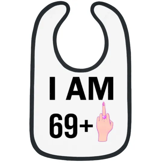 Discover present 70th Birthday funny sarcastic Rude Offended saying, gift for grandpa grandma Bibs