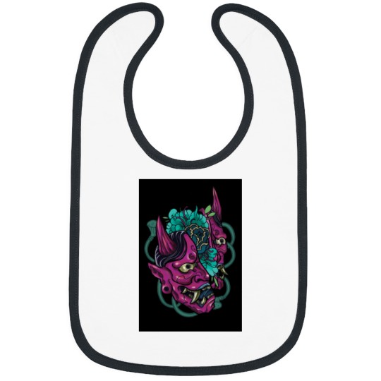 Discover Japanese Hannya Mask Bibs