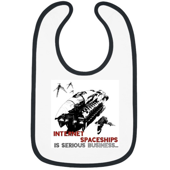 Discover Internet Spaceships is Serious Business Bibs