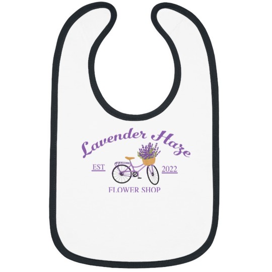 Discover Lavender Haze Embroidered Bibs, Embroidered Crewneck