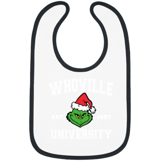 Discover Christmas Whoville University Est. 1957 Bib - Holiday Gift