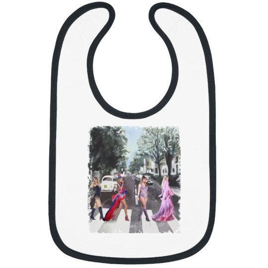 Discover The Girl Abbey Road Walk Bibs, Graphic Western Country Music Bibs