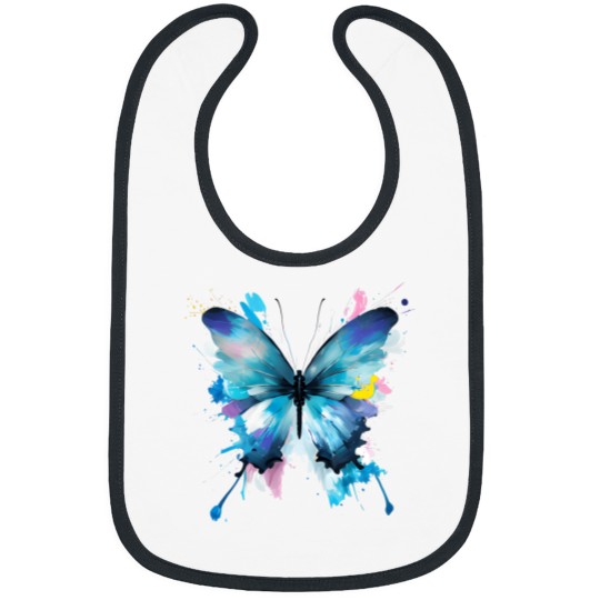 Discover Blue Butterfly Art Garden Beautiful Butterflies 21 Bibs