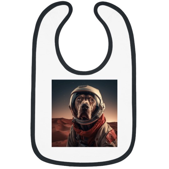 Discover weimaraner on a tour to mars Bibs