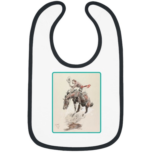 Discover Cowgirl Cowboy Rodeo Horse Western Country Vintage America Bibs