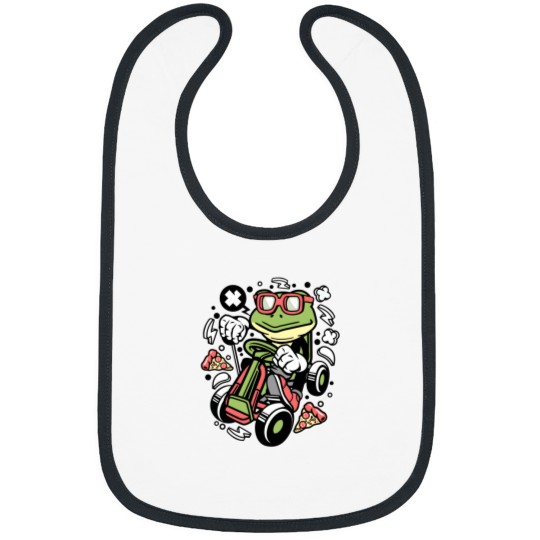 Discover Frog Gokart Racer Bibs