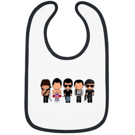 Discover Stallone Through the Ages - Vector-Eds Bibs