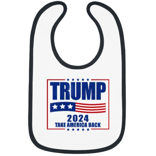 Discover Trumps 2024 Take America Back Bibs