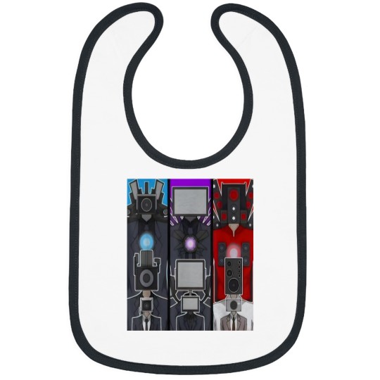 Discover Skibidi Toilet, Speaker man Camera man, TV man Costume Bibs