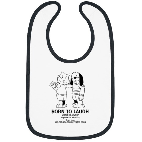 Discover Born to Laugh Bib