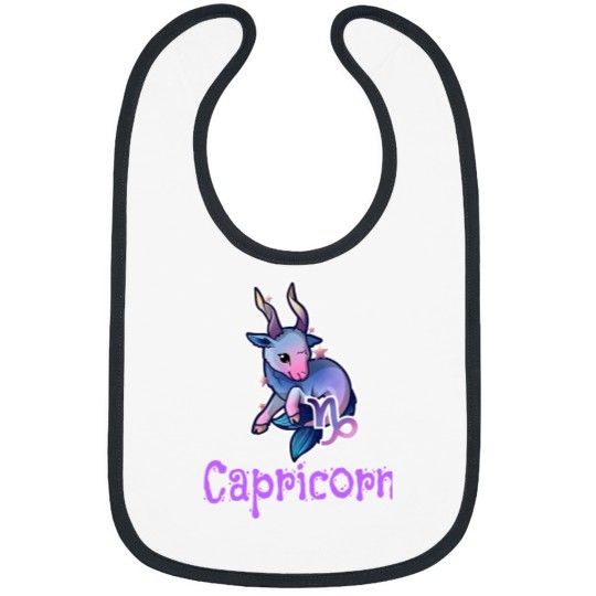 Discover Capricorn Zodiac Sign Kawaii Goat Bibs