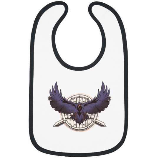 Discover Odins Raven Hugin Munin Viking Valhalla Bibs