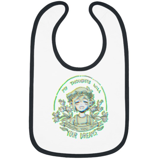 Discover omori my thoughts will follow you into your dreams basil Bibs