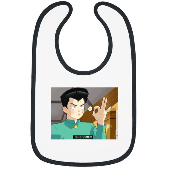 Discover YYH Yusuke Urameshi says OK boomer Bibs