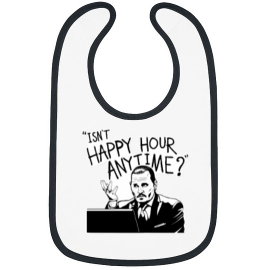 Discover Isnt Happy Hour Anytime Bibs