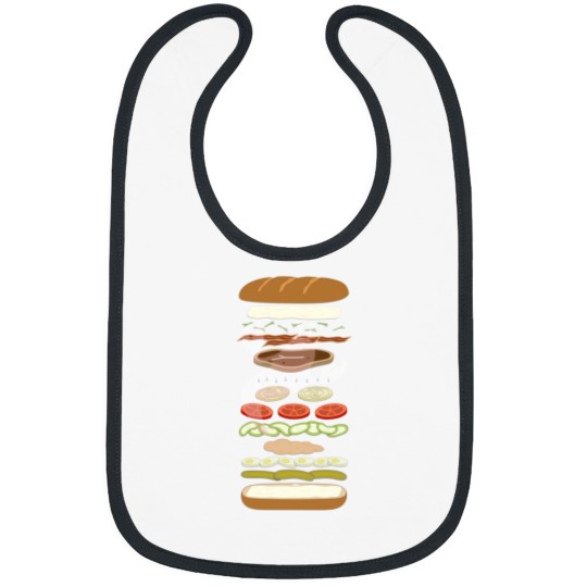 Discover Time Sandwich Bibs
