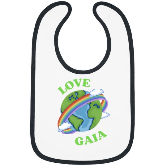 Discover Love Gaia,My Earth, Gaia,Love mother earth, earth gift,climate activist,Our Climate Our worl Bibs