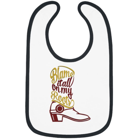 Discover Blame it all my Roots classic Bibs