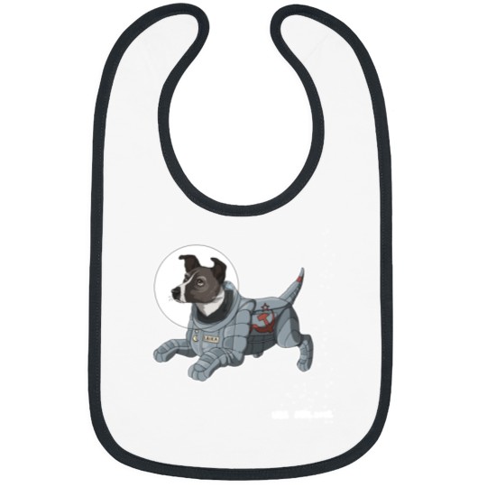 Discover Laika the Space Pupper Sticker Bibs
