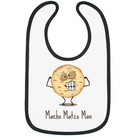 Discover Macho Matzo Man Funny Cute Passover Gifts Kids Star wa r Coffee May The Froth be with You Bibs