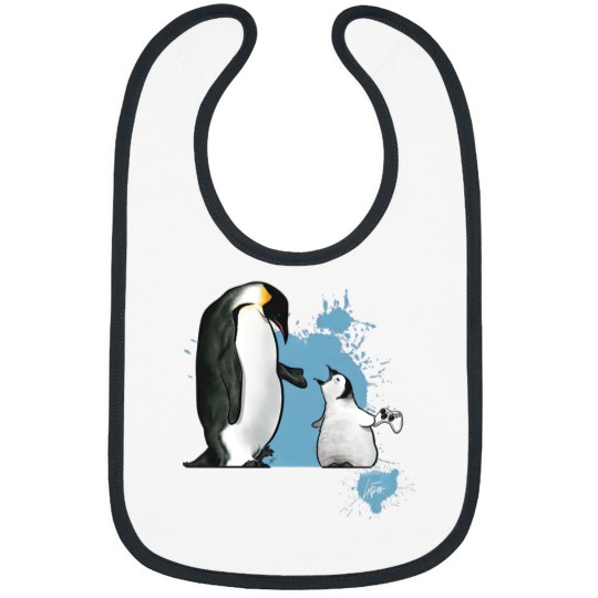 Discover Penguin Gamer Chick Bibs