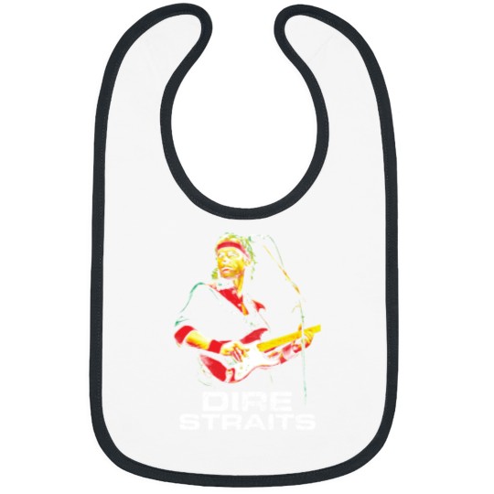 Discover Straits State Sultans of Swing White  Sticker Bibs