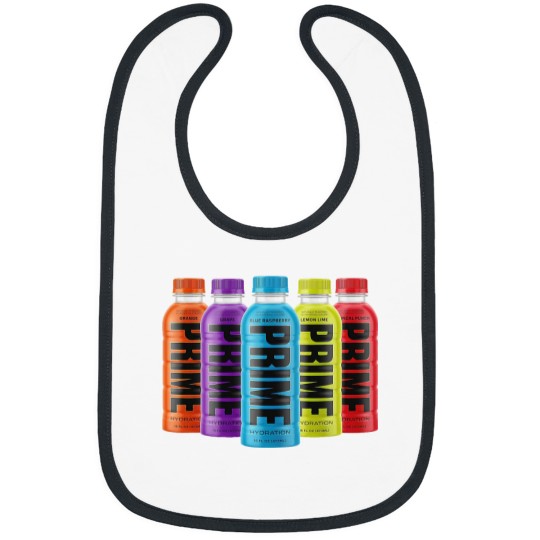 Discover Prime Hydration Energy Drink, Bright Bottles(1) Bibs