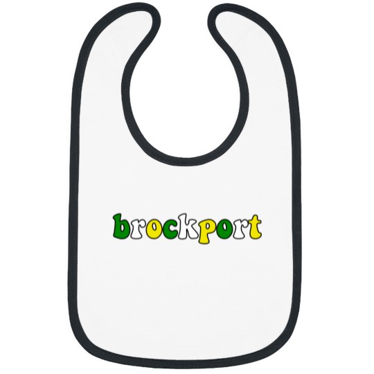 Discover Brockport Green Yellow and White Black Outline 3 Tenets of Circle K 3 Tenets of Circle K Bibs