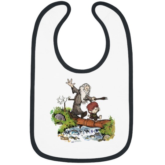 Discover Calvin and Hobbes Inspired Bib