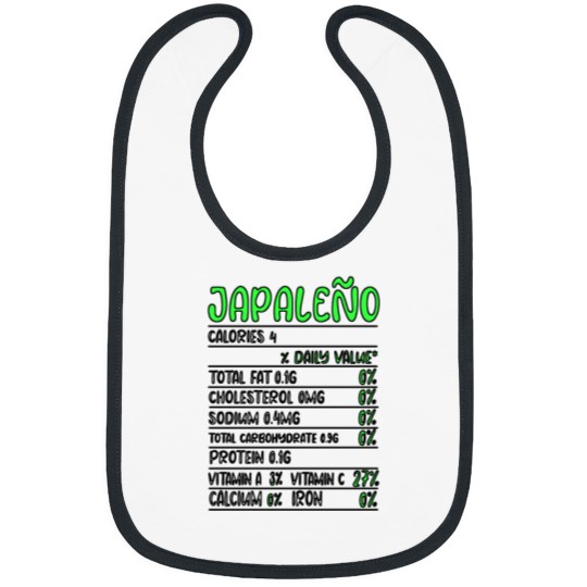 Discover Jalapeño Calories 4 Shirt - Vintage Tshirt Bibs