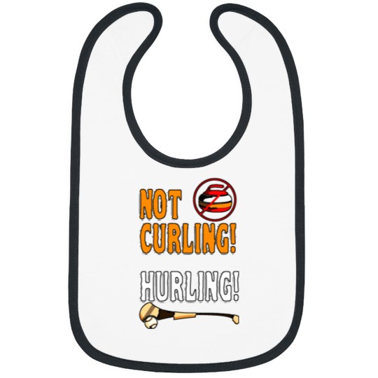 Discover Not Curling Hurling Shirt - Vintage Tshirt Bibs