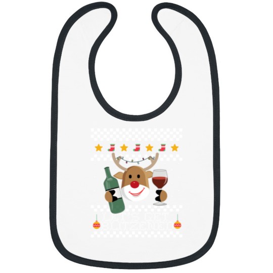 Discover Let 39 S Get Blitzened Ugly Christmas Sweater Reindeer Meme Bibs