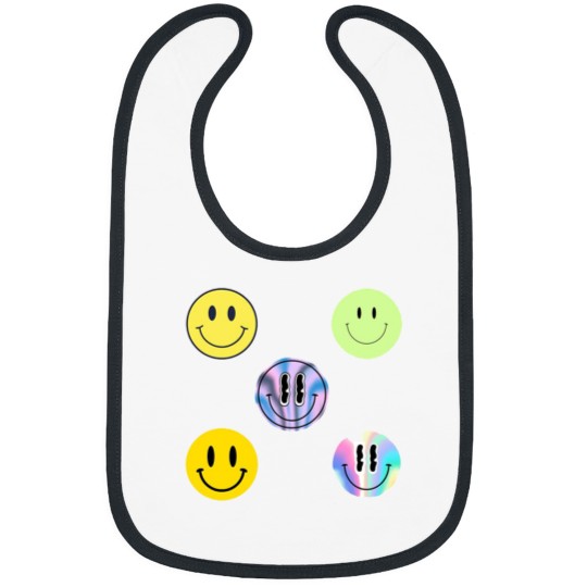 Discover Smiley Faces Pack Bibs