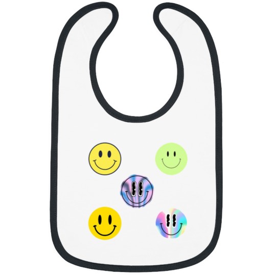 Discover Smiley Faces Pack Bibs