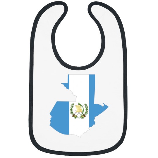 Discover Guatemala Flag Map Bibs
