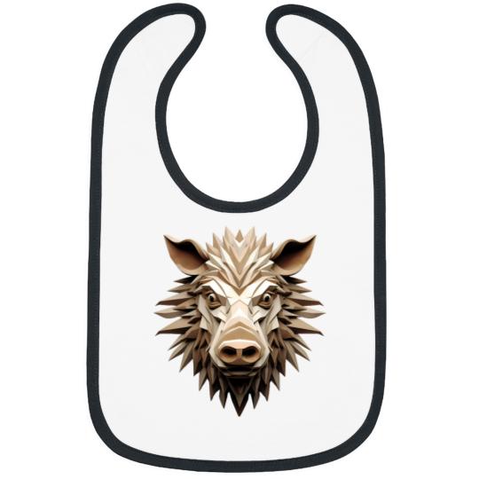 Discover 3D Cartoon Hog, wild boar, Logo, , Wall arts, Art Prints and More Bibs