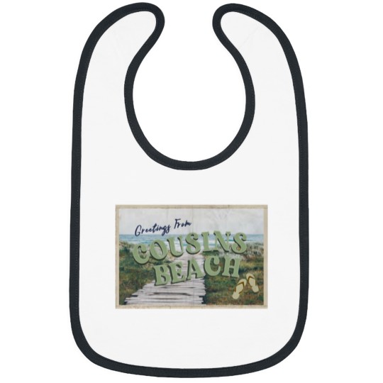 Discover Greetings From Cousins Beach Bibs