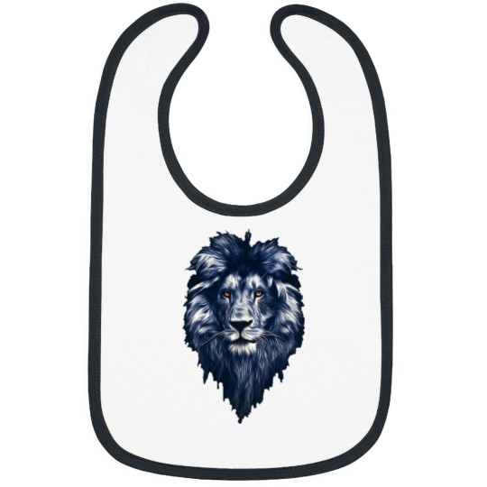 Discover the blue lion Sticker Bibs