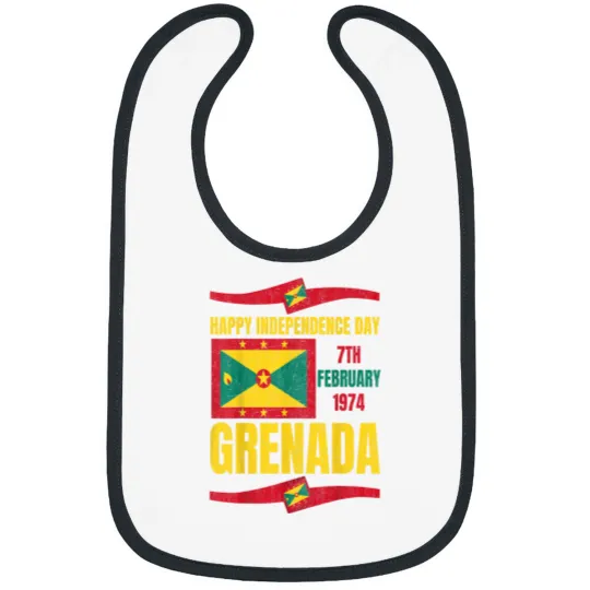 Discover Grenada Independence Day 50th Grenadian Grenada Bibs