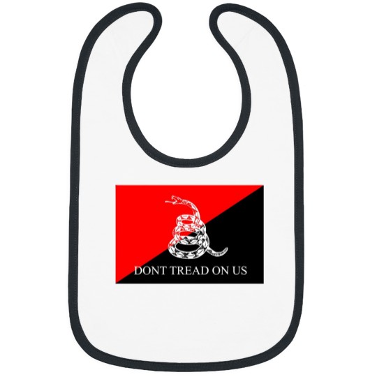 Discover Anarcho-Communist Gadsden Flag Bibs