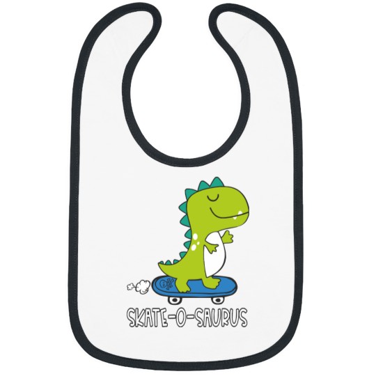 Discover Skating Dino Skating Dino Skate-O-Saurus Dinosaur Bibs