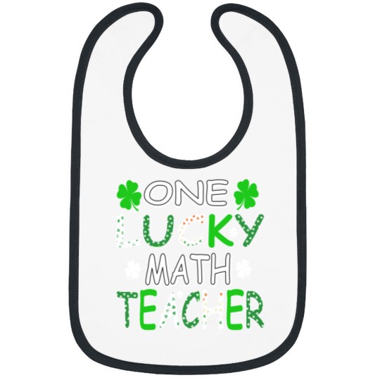 Discover One Lucky Math Teacher Patrick’s Day Premium Bibs