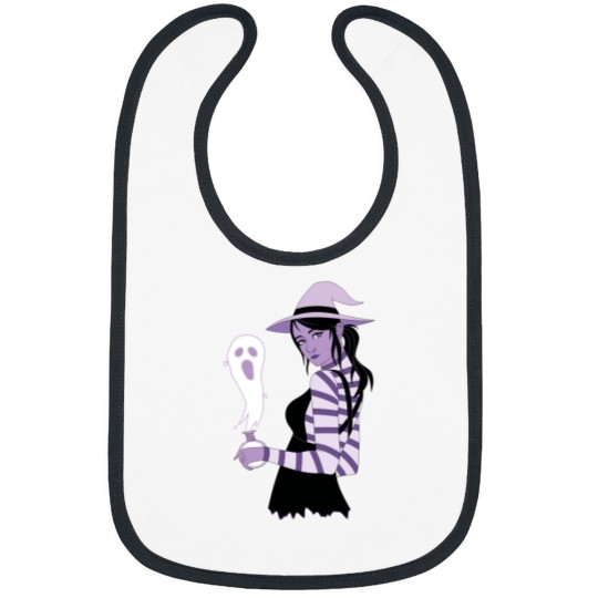 Discover Poison Witch design Sticker Bibs