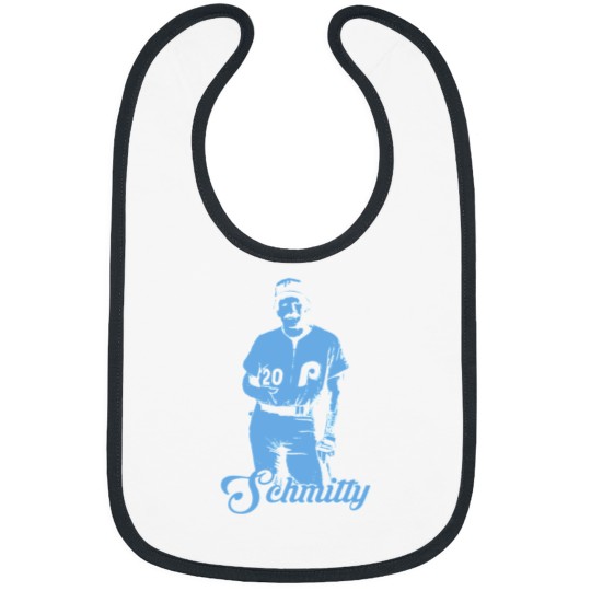Discover Schmitty - Michael Jack Schmidt - Blue Stencil Bibs