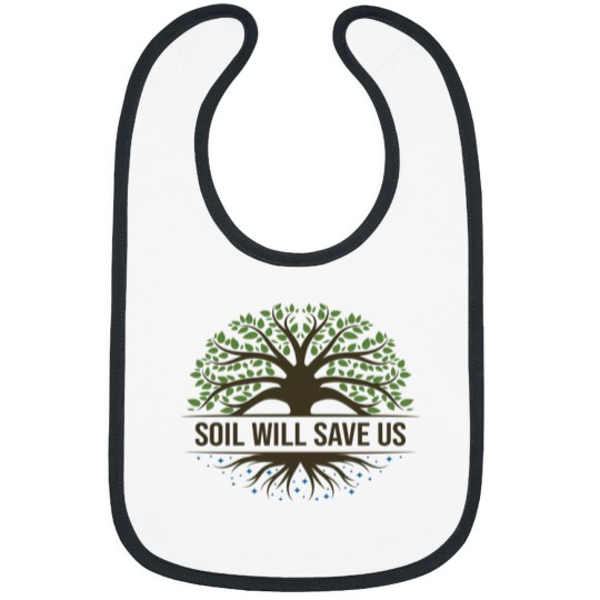 Discover Save Soil Logo Bibs