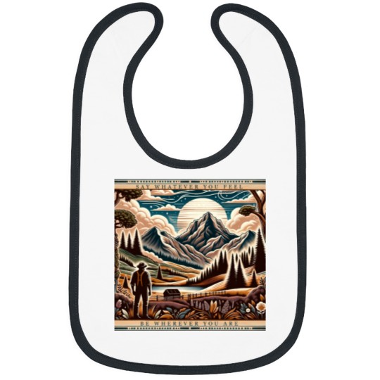Discover Farmer in Mountain Range, Say Whatever You Feel Active Bibs