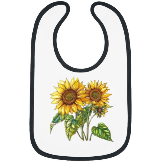 Discover sunflowers Bibs